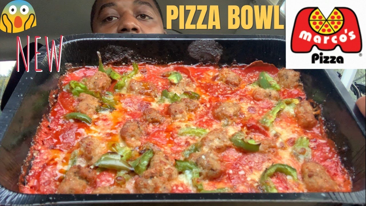 Marco's Pizza® Pizza Bowl Review! (NEW Build Your own Pizza Bowl) YouTube
