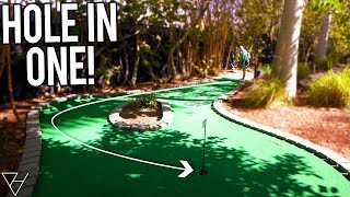 We Got A Mini Golf Hole In One at Putt'n Around!