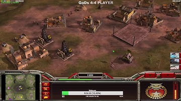 Generals Zero Hour | GoDs VS Player - 3vs3 Challenge