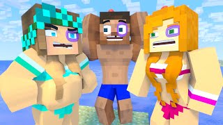 The minecraft life of Steve and Alex | Dangerous volleyball | Minecraft animation