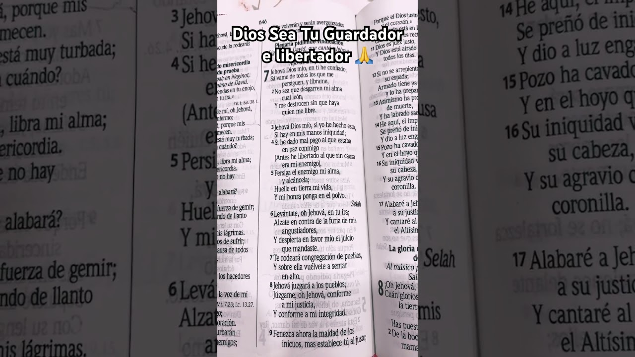 (Salmo 7 -1-10) ✝️🙏