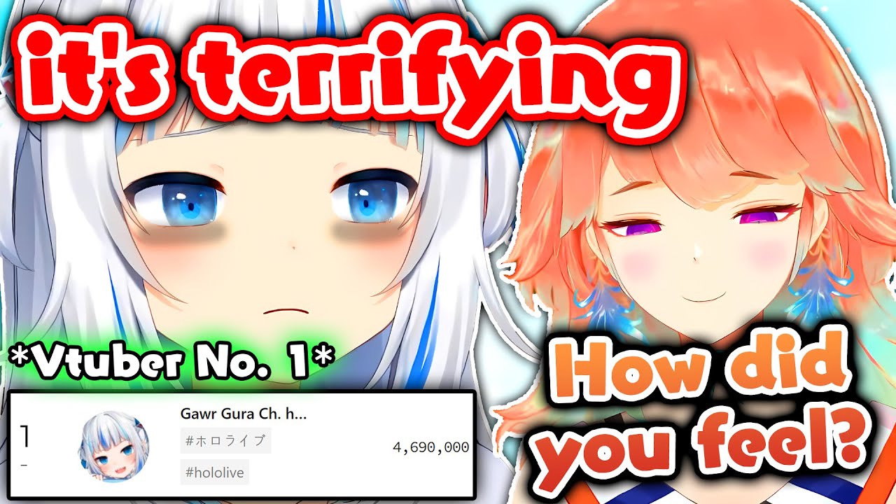 Gura Honestly Admitted How Terrifying It Is to Be the Number One VTuber