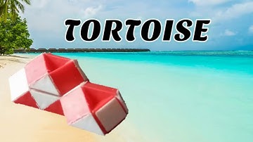 How to make tortoise with snake cube