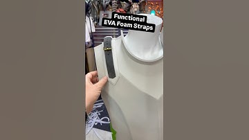 Functional EVA Foam Straps #cosplay #diycosplay  #cosplaycostume