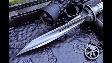 Microtech Jagdkommando Twisted Edge Blasted Fixed Blade 105-7