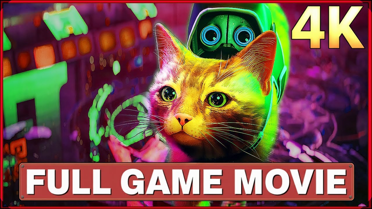 STRAY - FULL GAME MOVIE (4K 60FPS) No commentary