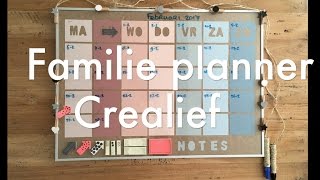 nieuws Wijzigingen van Ook Familie planner whiteboard kalender voor het hele gezin zelf knutselen  maken DIY - YouTube