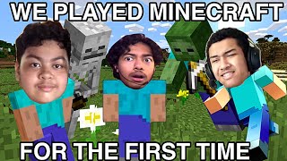So we decided to play Minecraft..
