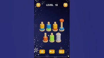 Nut Sort | Color Puzzle Games 2025 | Level 18 | Mobile Games