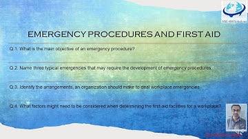 Element 3 Managing Risk – EMERGENCY PROCEDURES AND FIRST AID.