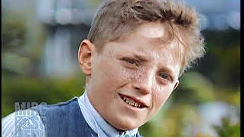 Young Dennis Donahue singing "My Uncle Dan McCann", 1929, Ireland