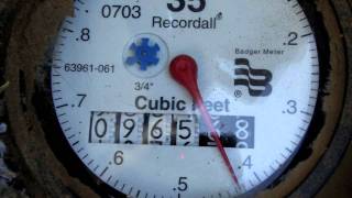 Reading Your Water Meter to check for water leaks.mov