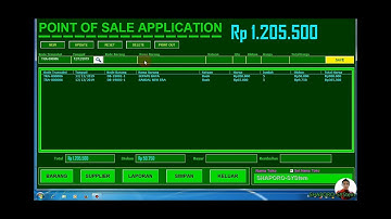 Kasir POS Penjualan Toko excel vba