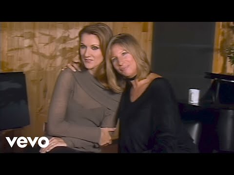 Barbra Streisand Céline Dion Tell Him Behind The Scenes Interview