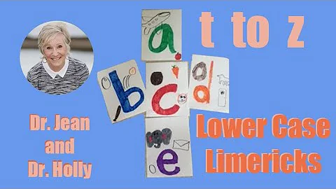 Letter Limericks Lower Case t to z with Dr  Jean