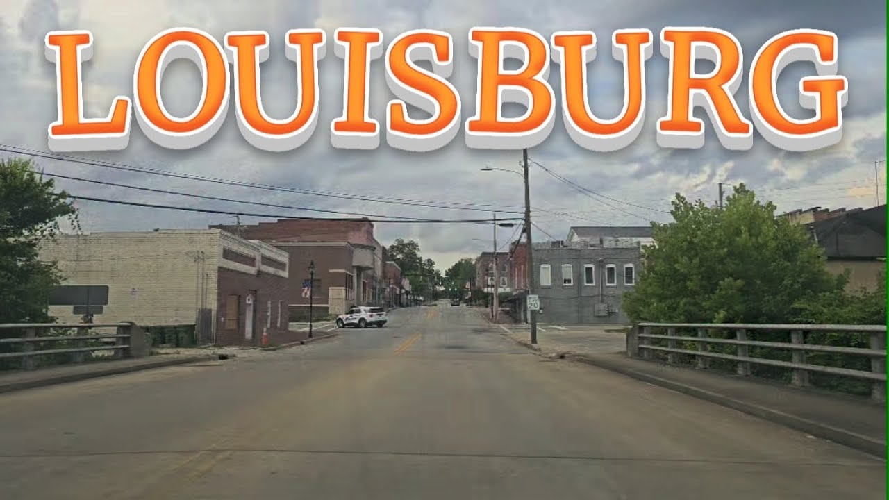 Louisburg, NC - Driving through Town