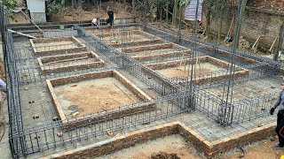 5 Days To Build The Strongest Concrete Foundation  Reinforced Concrete Construction Techniques