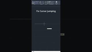 AUTOCAD Tips Day 03 | Fix Cursor Jumping in AutoCAD⚡(1-Min Solution) | HOME LIVE'S #autocad #cursor