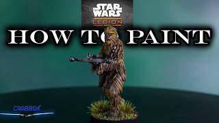 Let's Paint Chewbacca from the new Han & Chewie Expansion for Star Wars Legion!