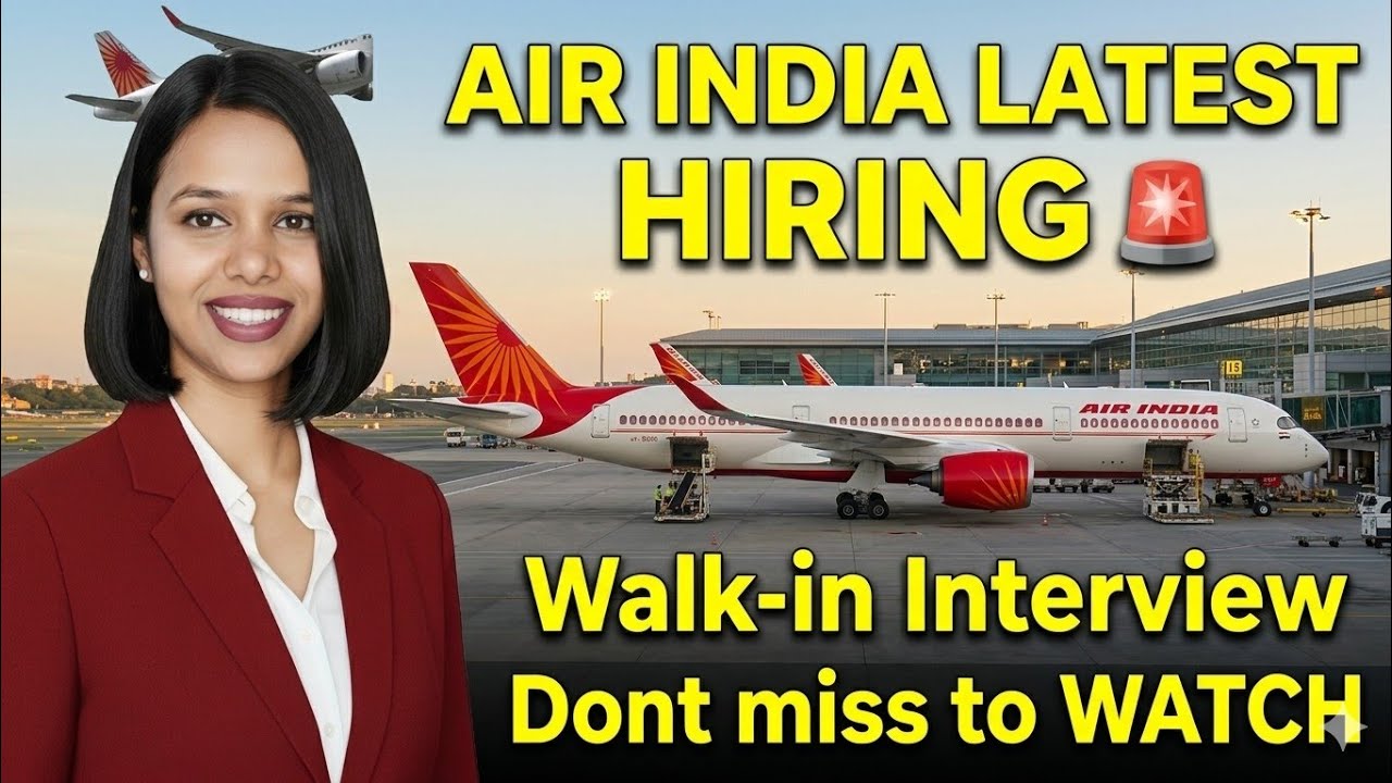 ️ Air India SATS Airport Vacancy 2026 | Ground Staff Hiring | Freshers ...