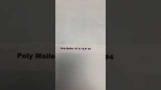 Famous Poly Mailer #4 Dimensions 12" X 15.5'' Net Worth