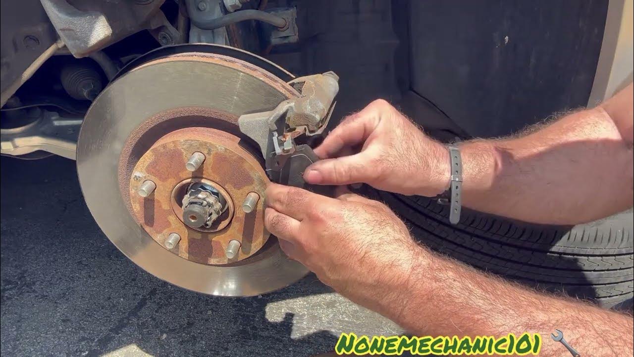 2016 Nissan Altima front Brake Pads Replacement - YouTube