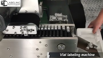 Small Vial Labeling Machine | Horizontal Roller System for Precise Sticker