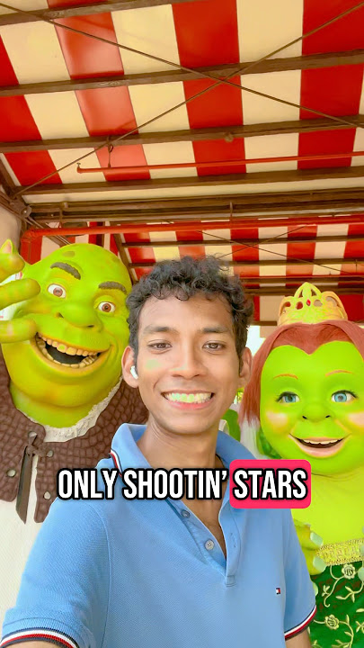 Meet & Greet Shrek and Princess Fiona at Universal Studios Singapore #DinieSyahmi