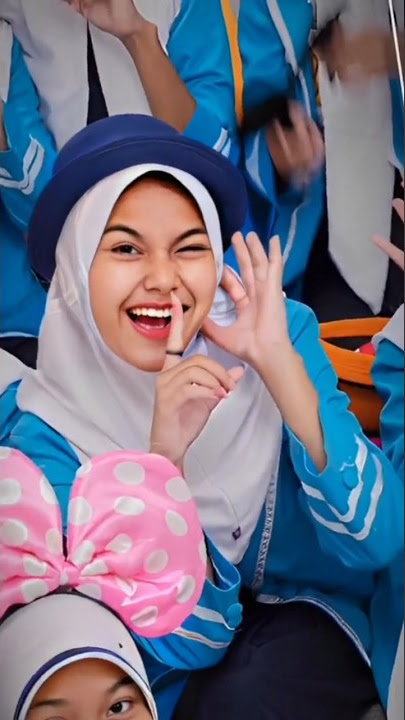 WOW😱 glowing banget😱||mbak mbak baju biru viral tiktok