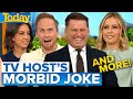 Aussie host’s morbid joke descends live segment into chaos | Today Show Australia