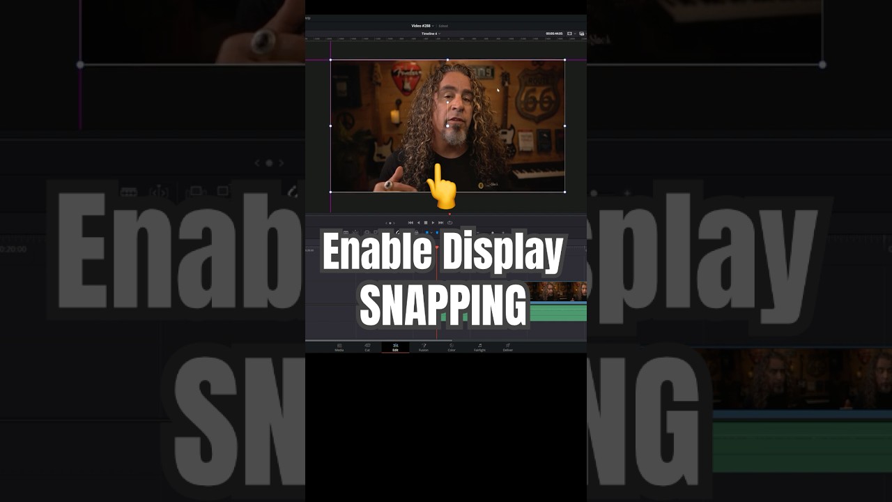 SNAP Your Video to the Preview Window - DaVinci Resolve
