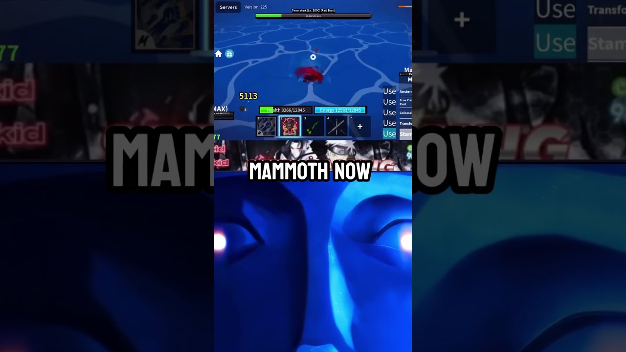 Mammoth Was Too Op At That Time Bloxfruits Roblox Fyp Viral Shorts