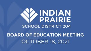 Board of Education Meeting 2021