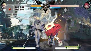 GGST Ky True blockstring crossup midscreen