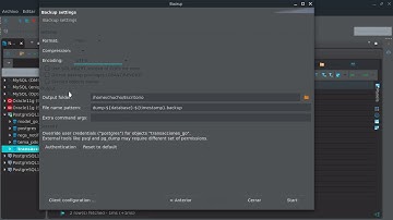 Exportación sencilla backup BD PostgreSQL en formato plano personalizado