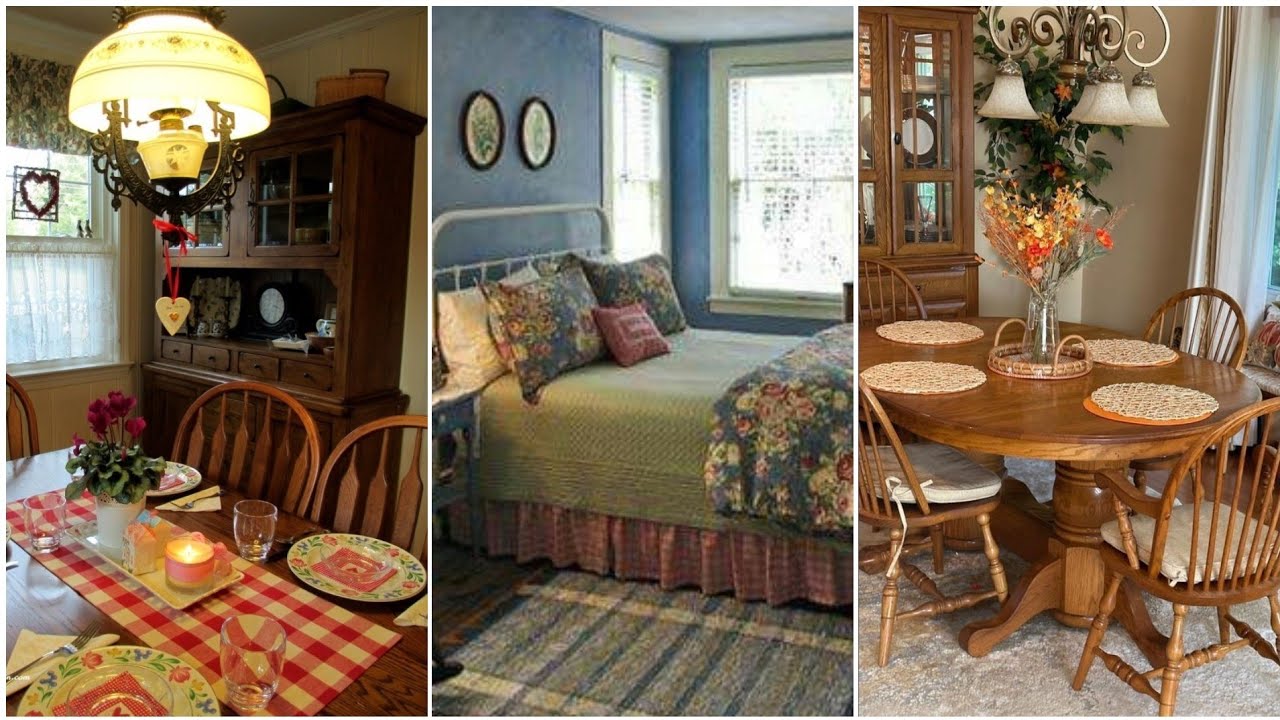 Вдохновение для оформления загородного дома в винтажном стиле. Декор в стиле кантри #винтажныйсти...