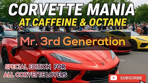 Corvette Mania at Caffeine & Octane | America’s Supercar Takeover #corvetteclub #corvette #supercar
