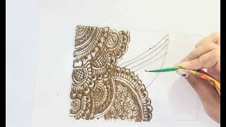 Stylish Heena design | new beautiful simple mehandi design | @Uniquemehandidesign #mehndidesign #art