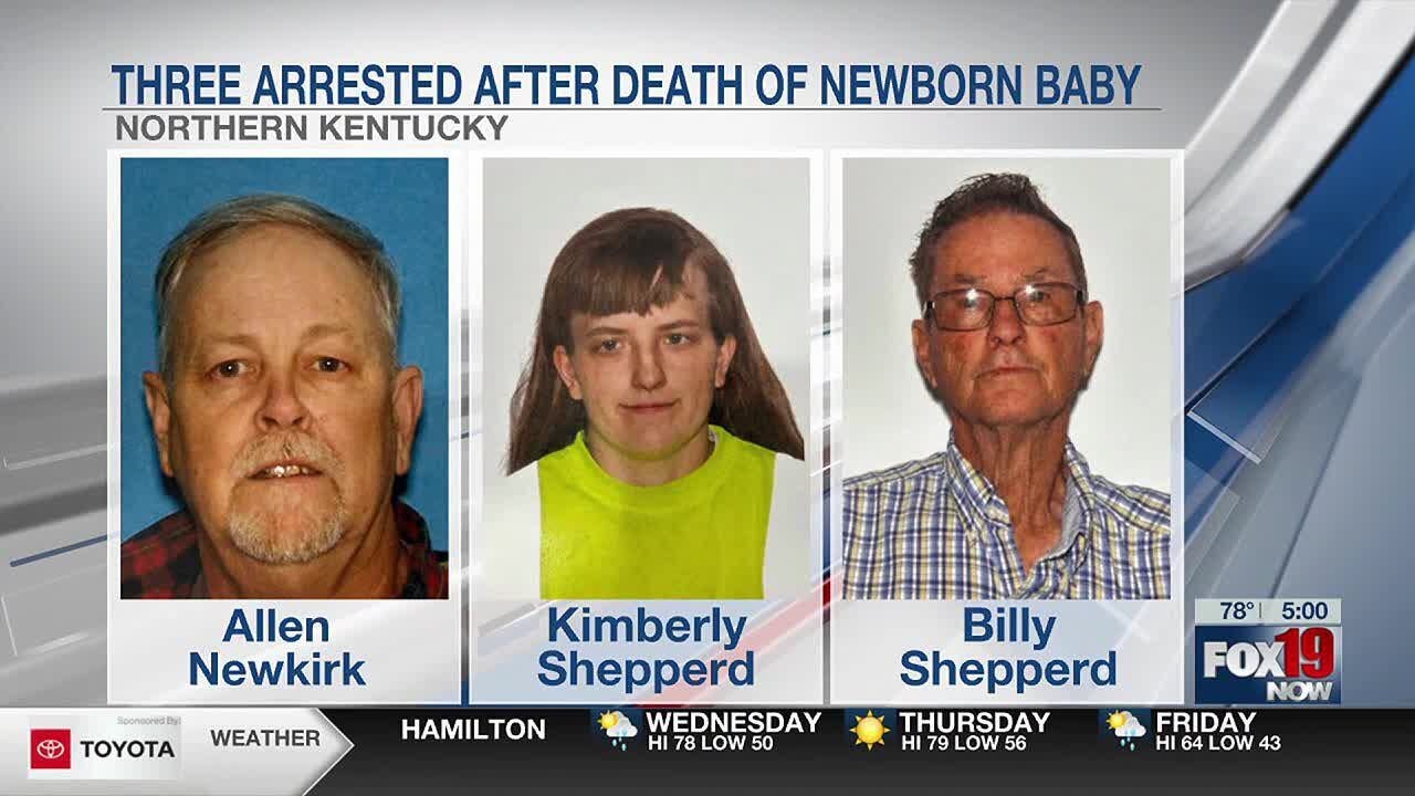Northern Kentucky mother, 2 others arrested after death of newborn baby ...