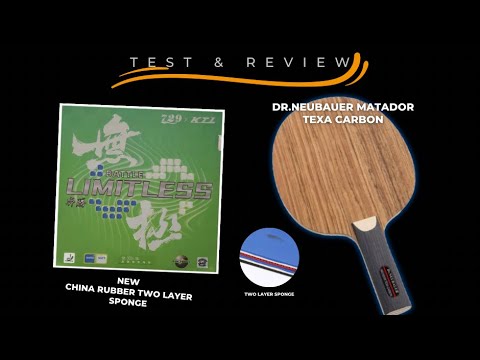 Bois De Raquette De Tennis De Table Dr Neubauer Matador Texa Carbon FL – 87,5g
