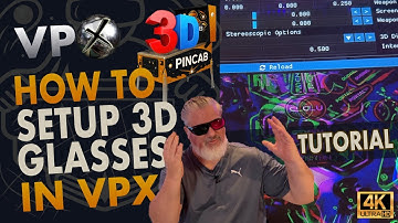 How to setup 3D glasses in VPX on a Pincab #vpx #pinball #3d