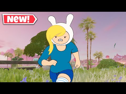 NEW FIONNA THE HUMAN Skin Gameplay In Fortnite! (Adventure Time)