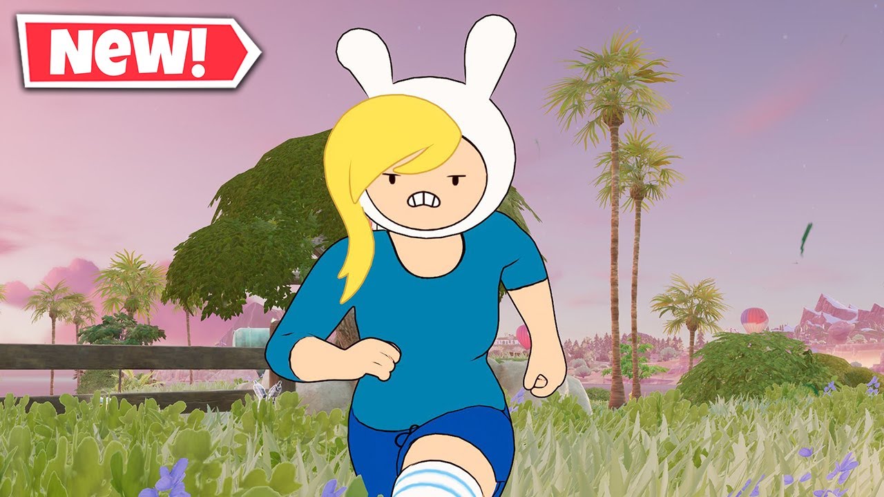 Новый скин Фионны Человек в Fortnite! (Время приключений)