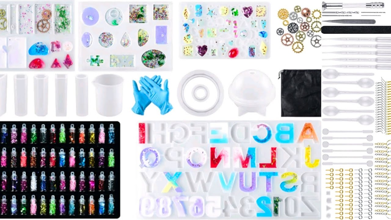 DIY Jewelry Resin Molds Craft Kit Unboxing Maria's Beads Craft YouTube