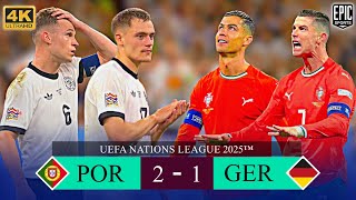 The King Aint Slowing Down  Ronaldos 42 And Still Bangin em In  Ronaldo Vs Germany