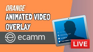 ECAMM Animated Video Overlay for Countdown Timer - Color: Orange screenshot 5