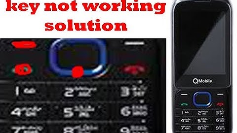 Qmobile E4 Menu Call Down Key not working Solution Post Mutalb Sial
