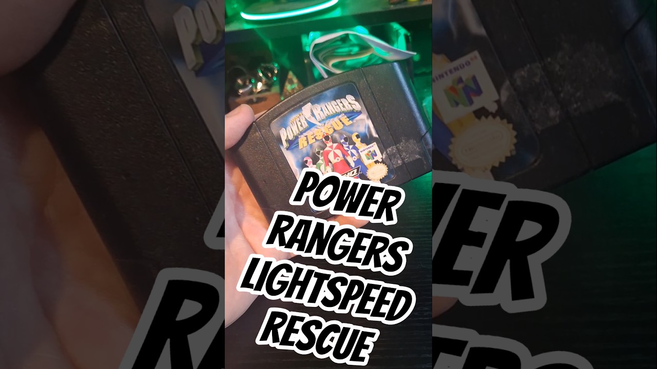 Покупка Nintendo 64!!! Power Rangers Lightspeed Rescue 