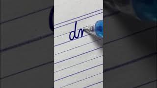 Dn - Learn To Write Cursive Small Letter Connections Cursive Handwriting Practice For Beginners