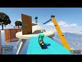 GTA 5 ONLINE DANGER OF FALLING PARKOUR FAGGIO SPORT BIKE GAMEPLAY NO COMMENTARY